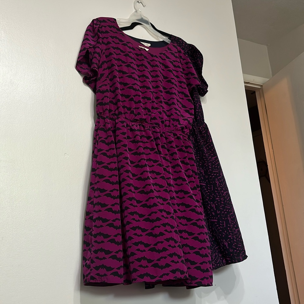 Set of two ModCloth/Peach Love dresses in great quirky prints